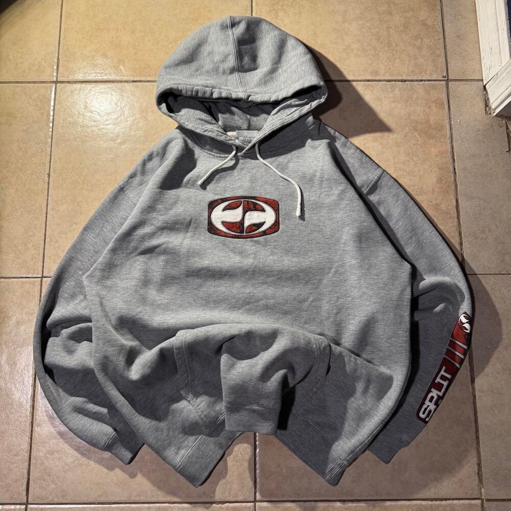 Vintage y2k split skateboards Mens Hoodie Size XL
